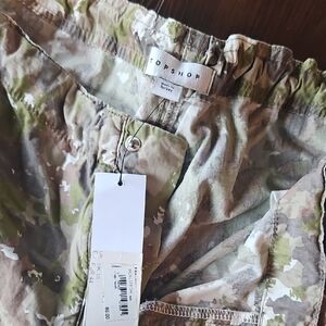 Topshop Multicolor Camouflage Shorts